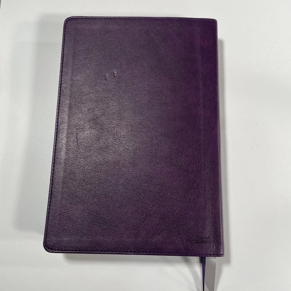 The Holy Bible KJV Red Letter 2017 Thomas Nelson Reference Purple Leather